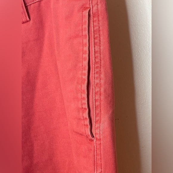 - Chaps Men’s Casual Flat Front Shorts 100% Cotton  Red Leaf in Color Size 42 - Picture 3 of 10